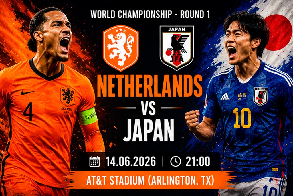 Netherlands vs Japan
