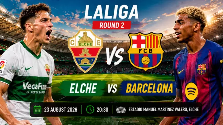 Elche vs Barcelona Prediction